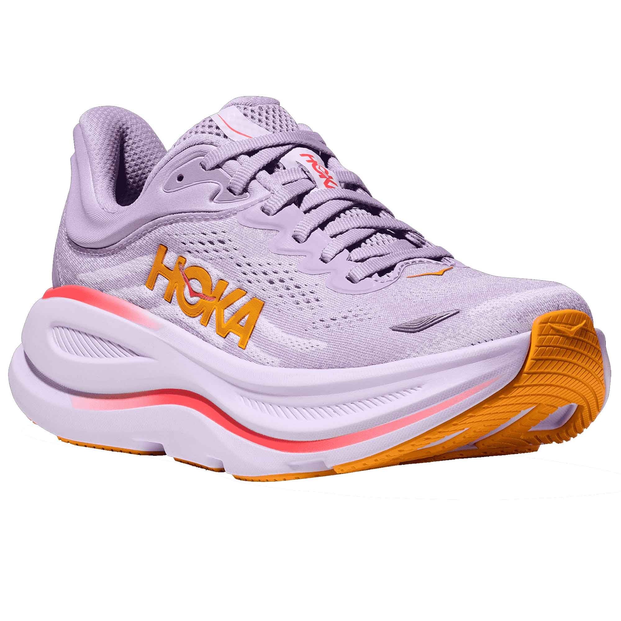 Bondi 9 Womens Running Shoes Aster Flower/Starlight Glow