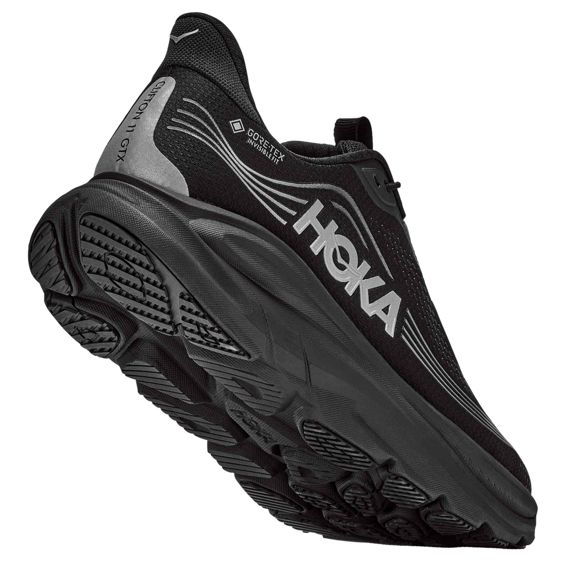 Clifton 11 Gore-Tex Womens Running Shoes Black/Black