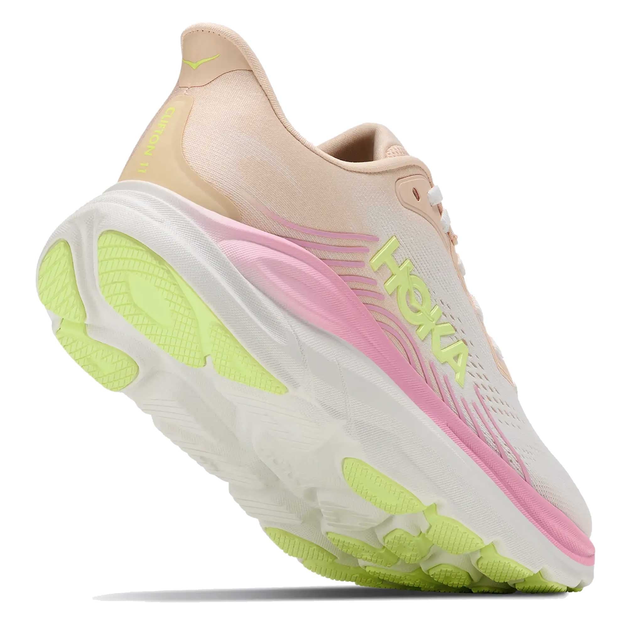 Clifton 11 Womens Running Shoes Tangerine Glow/White