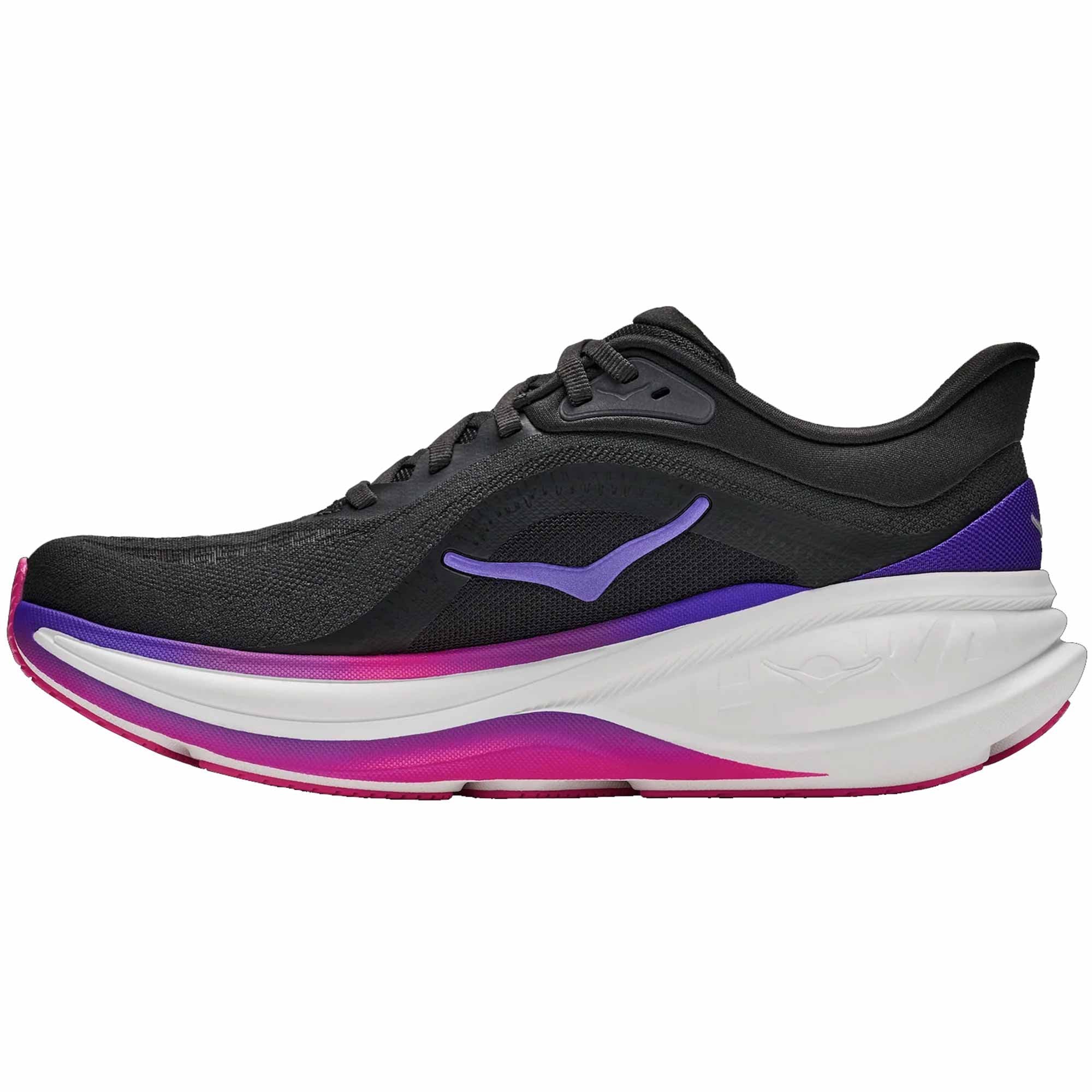 Clifton Pro Womens Running Shoes Carbon Black/Cosmic Purple