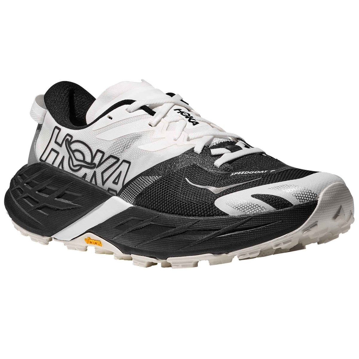 Speedgoat 7 Wide Men's Trail Running Shoes Black/White