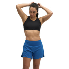 Women's Glide Short MR 5'' 2-in-1 Running Shorts Night Glow Blue